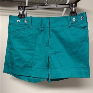 White House Black Market Teal Women's Bermudas